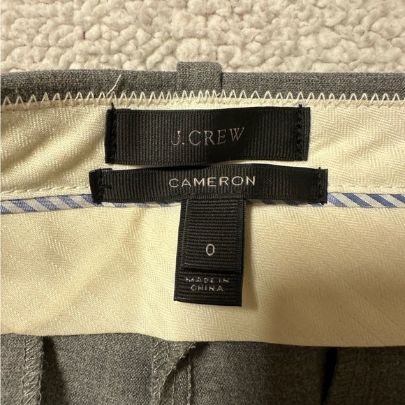 J. Crew Cameron Four Season Stretch Slim Trouser Dress Pants Career Gray - Picture 14 of 15